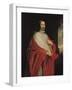 Portrait of Jules Mazarin-Philippe De Champaigne-Framed Giclee Print