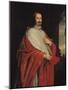 Portrait of Jules Mazarin-Philippe De Champaigne-Mounted Giclee Print