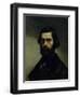 Portrait of Jules Valles circa 1861-Gustave Courbet-Framed Giclee Print