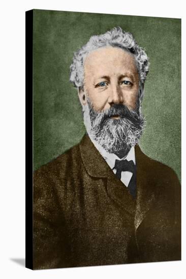 Portrait of Jules Verne by Nadar-Stefano Bianchetti-Stretched Canvas