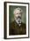 Portrait of Jules Verne by Nadar-Stefano Bianchetti-Framed Giclee Print