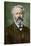 Portrait of Jules Verne by Nadar-Stefano Bianchetti-Stretched Canvas