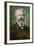 Portrait of Jules Verne by Nadar-Stefano Bianchetti-Framed Giclee Print