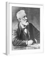 Portrait of Jules Verne-null-Framed Photographic Print