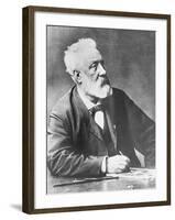 Portrait of Jules Verne-null-Framed Photographic Print