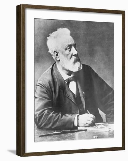 Portrait of Jules Verne-null-Framed Photographic Print