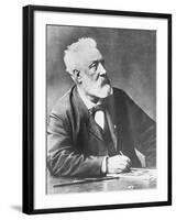 Portrait of Jules Verne-null-Framed Photographic Print