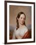 Portrait of Julia Ann Seabury, 1846 (Oil on Panel)-William Sidney Mount-Framed Giclee Print