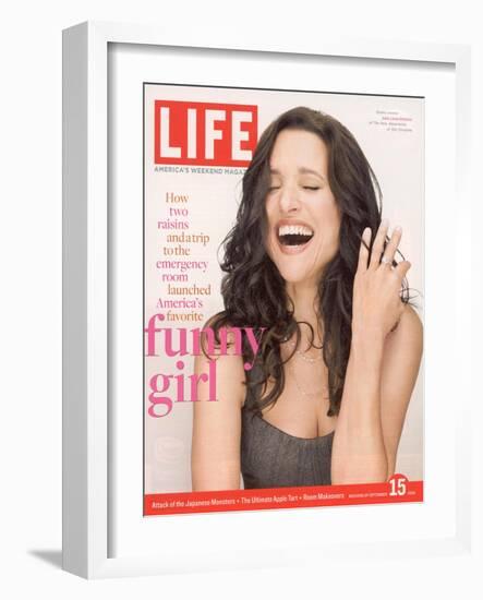 Portrait of Julia Louis-Dreyfus, September 15, 2006-Karina Taira-Framed Photographic Print