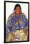 Portrait of Julia-Wades-In-The-Water, Wife to Blackfeet Chief-Lantern Press-Framed Art Print