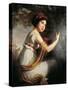 Portrait of Julie Le Brun, c.1797-Elisabeth Louise Vigee-LeBrun-Stretched Canvas