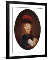 Portrait of Julie Lebrun, 1788 (Painting)-Elisabeth Louise Vigee-LeBrun-Framed Giclee Print