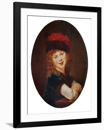 Portrait of Julie Lebrun, 1788 (Painting)-Elisabeth Louise Vigee-LeBrun-Framed Giclee Print