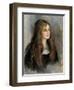 Portrait of Julie Manet (1878-1966) 1894-Pierre-Auguste Renoir-Framed Premium Giclee Print