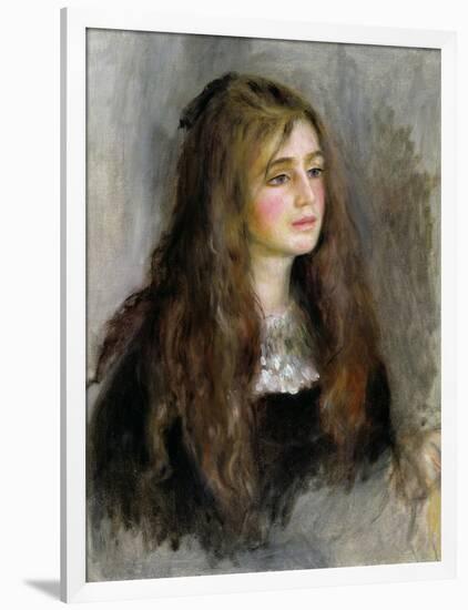 Portrait of Julie Manet (1878-1966) 1894-Pierre-Auguste Renoir-Framed Giclee Print