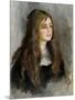 Portrait of Julie Manet (1878-1966) 1894-Pierre-Auguste Renoir-Mounted Giclee Print