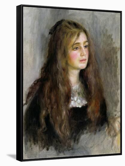 Portrait of Julie Manet (1878-1966) 1894-Pierre-Auguste Renoir-Framed Stretched Canvas