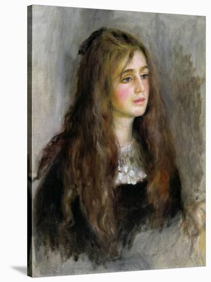 Portrait of Julie Manet (1878-1966) 1894-Pierre-Auguste Renoir-Stretched Canvas