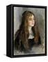 Portrait of Julie Manet (1878-1966) 1894-Pierre-Auguste Renoir-Framed Stretched Canvas