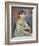 Portrait of Julie Manet or Little Girl with Cat-Pierre-Auguste Renoir-Framed Giclee Print