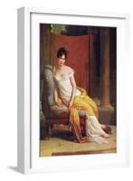 Portrait of Julie Récamier, 1802-Francois Pascal Simon Gerard-Framed Giclee Print