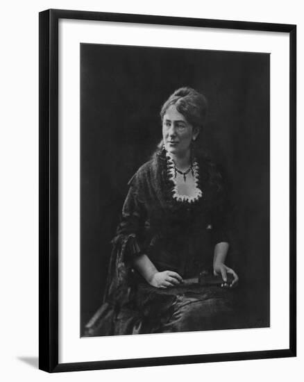 Portrait of Juliette Adam-Nadar-Framed Photographic Print