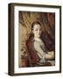 Portrait of Juliette Courbet-Gustave Courbet-Framed Giclee Print