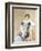 Portrait of Juliette Kaufmann-Isidor Kaufmann-Framed Art Print