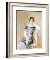 Portrait of Juliette Kaufmann-Isidor Kaufmann-Framed Art Print