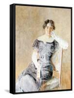 Portrait of Juliette Kaufmann-Isidor Kaufmann-Framed Stretched Canvas