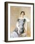 Portrait of Juliette Kaufmann-Isidor Kaufmann-Framed Art Print