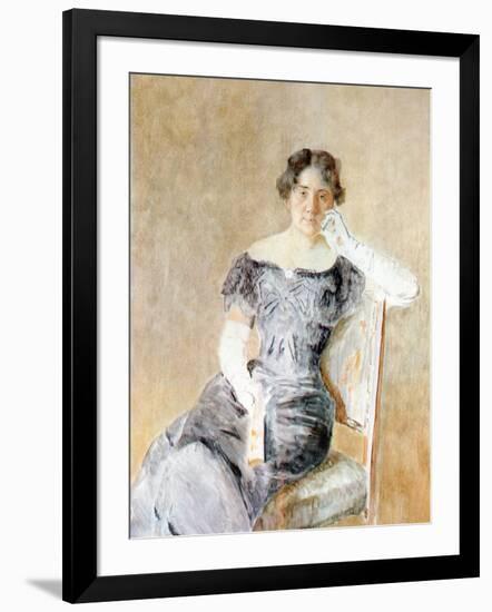 Portrait of Juliette Kaufmann-Isidor Kaufmann-Framed Art Print