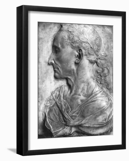 Portrait of Julius Caesar-Donatello-Framed Giclee Print