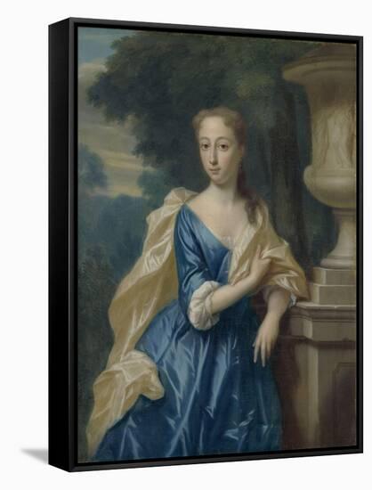 Portrait of Justina Johanna Ramskrammer, Wife of Isaac Parker-Philip van Dijk-Framed Stretched Canvas