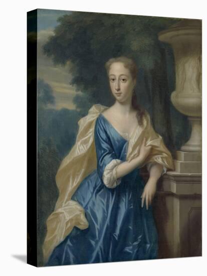 Portrait of Justina Johanna Ramskrammer, Wife of Isaac Parker-Philip van Dijk-Stretched Canvas