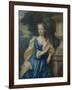 Portrait of Justina Johanna Ramskrammer, Wife of Isaac Parker-Philip van Dijk-Framed Art Print