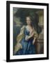 Portrait of Justina Johanna Ramskrammer, Wife of Isaac Parker-Philip van Dijk-Framed Art Print