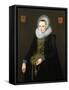 Portrait of Justina Van Teylingen, 1616-Cornelis van der Voort-Framed Stretched Canvas