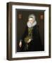 Portrait of Justina Van Teylingen, 1616-Cornelis van der Voort-Framed Giclee Print