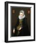 Portrait of Justina Van Teylingen, 1616-Cornelis van der Voort-Framed Giclee Print