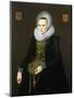 Portrait of Justina Van Teylingen, 1616-Cornelis van der Voort-Mounted Giclee Print