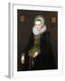 Portrait of Justina Van Teylingen, 1616-Cornelis van der Voort-Framed Giclee Print