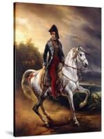 Portrait of Justo Machado Y Salcedo, Spanish Consul in Paris on Horseback, 1821-Horace Vernet-Stretched Canvas