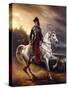 Portrait of Justo Machado Y Salcedo, Spanish Consul in Paris on Horseback, 1821-Horace Vernet-Stretched Canvas