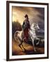 Portrait of Justo Machado Y Salcedo, Spanish Consul in Paris on Horseback, 1821-Horace Vernet-Framed Giclee Print