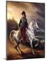 Portrait of Justo Machado Y Salcedo, Spanish Consul in Paris on Horseback, 1821-Horace Vernet-Mounted Giclee Print