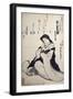 Portrait of Kabuki Theater Actor, Ukiyo-E-Utagawa Toyokuni-Framed Giclee Print