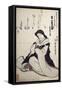 Portrait of Kabuki Theater Actor, Ukiyo-E-Utagawa Toyokuni-Framed Stretched Canvas