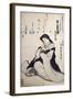 Portrait of Kabuki Theater Actor, Ukiyo-E-Utagawa Toyokuni-Framed Giclee Print