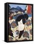 Portrait of Kabuki Theatre Actor-null-Framed Stretched Canvas